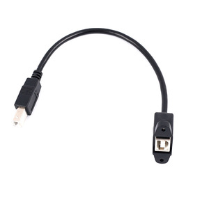 Cáp nối dài <span class=keywords><strong>USB</strong></span> B đực sang <span class=keywords><strong>USB</strong></span> B cái bán buôn, có đầu nối dạng đai ốc, chất liệu đồng thiếc, model U02-005, xuất xứ Trung Quốc - Product Image 1