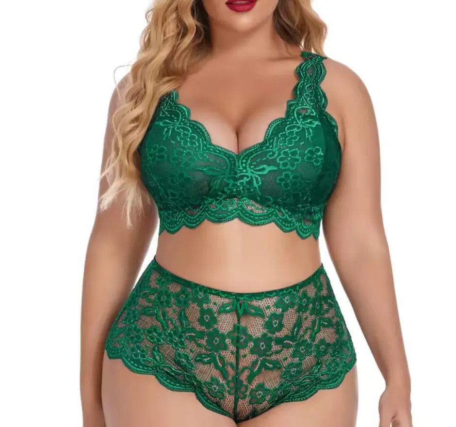 Plus Size Bh Pak Ondergoed Vrouwen Kant 80 85 90 Cdef Cup