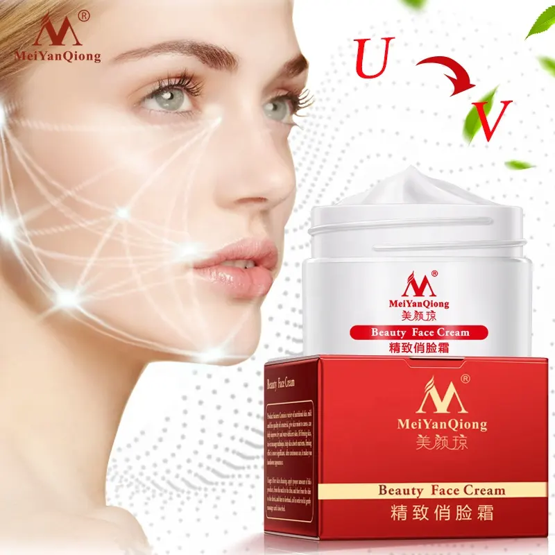 Meiyanqiong Hautpflege Abnehmen Gesichts creme Lifting 3D Creme Facial Lifting Feste Hautpflege Straffung V Line Gesichts pflege