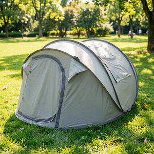 Tente de <span class=keywords><strong>camping</strong></span> automatique personnalisée OEM pour 1 à 2 personnes, imperméable, installation instantanée, avec protection UV pour les voyages en plein air - Product Image 2