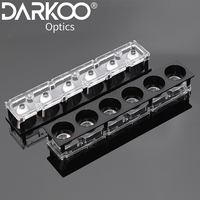 Réflecteur de lumière à angle étroit Darkoo pour lentilles optiques, fabricant de réflecteurs de lumière, lampe 6 en 1, réflecteurs LED