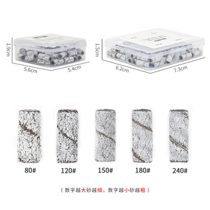 3mm <b>Mini</b> Nail <b>Drill</b> Mandrel Bits with Sanding Bands Box Small Grinding Head Accessories for Electric Nail <b>Drill</b> Manicure - Product Image 4