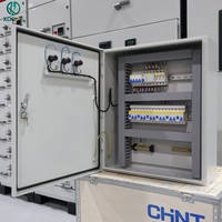 Tableau électrique multi-circuits 63A, boîtier de distribution 380V, protection IP55, 17+ circuits, interrupteur différentiel pour salle de surveillance d'hôtel