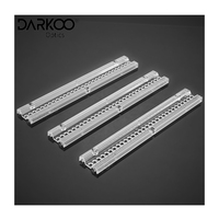 Optique asymétrique modulaire: Ensemble de lentilles linéaires à réflecteur 2835 SMD avec module asymétrique pour l'éclairage commercial extérieur