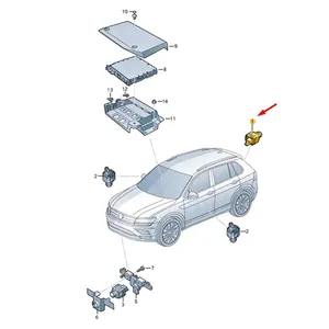 Cámara de Asistencia de Reversa para VW <span class=keywords><strong>Skoda</strong></span> A3/S3, Cámara de Visión Trasera para Estacionamiento 5WD980556C, 5WA980556A/B/C-A87Q - Product Image 2