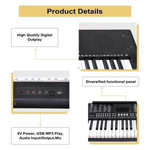 MY MUSIC MY-683 Portable Digital Piano <strong>Electronic</strong> <strong>Keyboard</strong> 61 Keys Musical Instruments <strong>Electronic</strong> Organ on Sale - Product Image 3