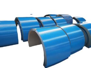 وصل حديثًا غطاء ناقل حزام مقاوم للأتربة نقل ثابت للمطر من الفولاذ المقاوم للصدأ للفولاذ المعدني من البولي يوريثان والحديد والألومنيوم - Product Image 2