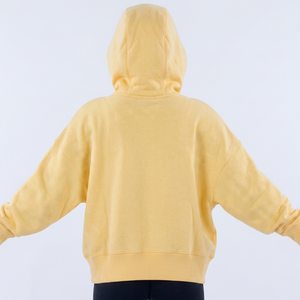 Sudadera con Capucha Unisex Premium de Algodón Transpirable para Invierno y Otoño, Color Amarillo, con Estampado de California en la Espalda, Estilo Casual, Holgada, Streetwear - Product Image 1