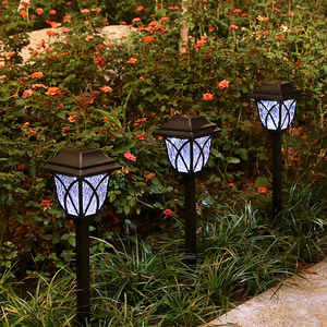 Lampada da Giardino Nera Impermeabile IP65 Power <span class=keywords><strong>Dream</strong></span>, Illuminazione da Esterno, Lampada da Parete per Giardino, Luci Solari da Giardino - Product Image 2