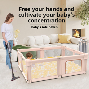 Corralito Plegable para Bebés con Tapete de Juego, Corralito de Seguridad Portátil Todo en Uno para Bebés y Niños Pequeños, Uso en Interiores y Exteriores - Product Image 4