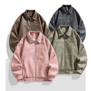 Nuova <span class=keywords><strong>Giacca</strong></span> in Pelle Stile Retrò Americano Autunno 2025, <span class=keywords><strong>Giacca</strong></span> in Pelle Tie-Dye di Alta Qualità per <span class=keywords><strong>Uomo</strong></span> <span class=keywords><strong>e</strong></span> Coppia - Product Image 1