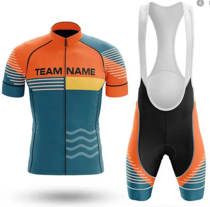 Groothandel Custom Fietjersey Set Sublimatie Printing Bib Shorts Rijden Kleding Roupa Ciclismo Cycling Kits