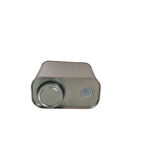 Customize gift box Metal Square Coffee Tin Cans Food Grade Premium Packaging Food oil tea Tin Box Square Coffee Tin Cans