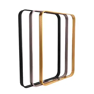 Bathroom rectangular aluminum profile mirror aluminum frame for wall mirror frame decoration