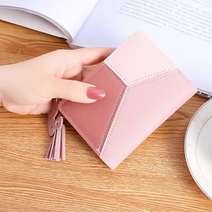 THK0070 Women's Purse with Tassel Handbag Handbag Money Hand Short Handbag <b>Metal</b> PU <b>Wallet</b> - Product Image 4