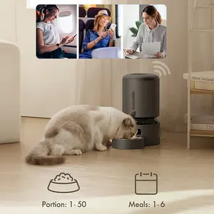 Alimentador automático para perros y gatos, dispensador automático con wifi