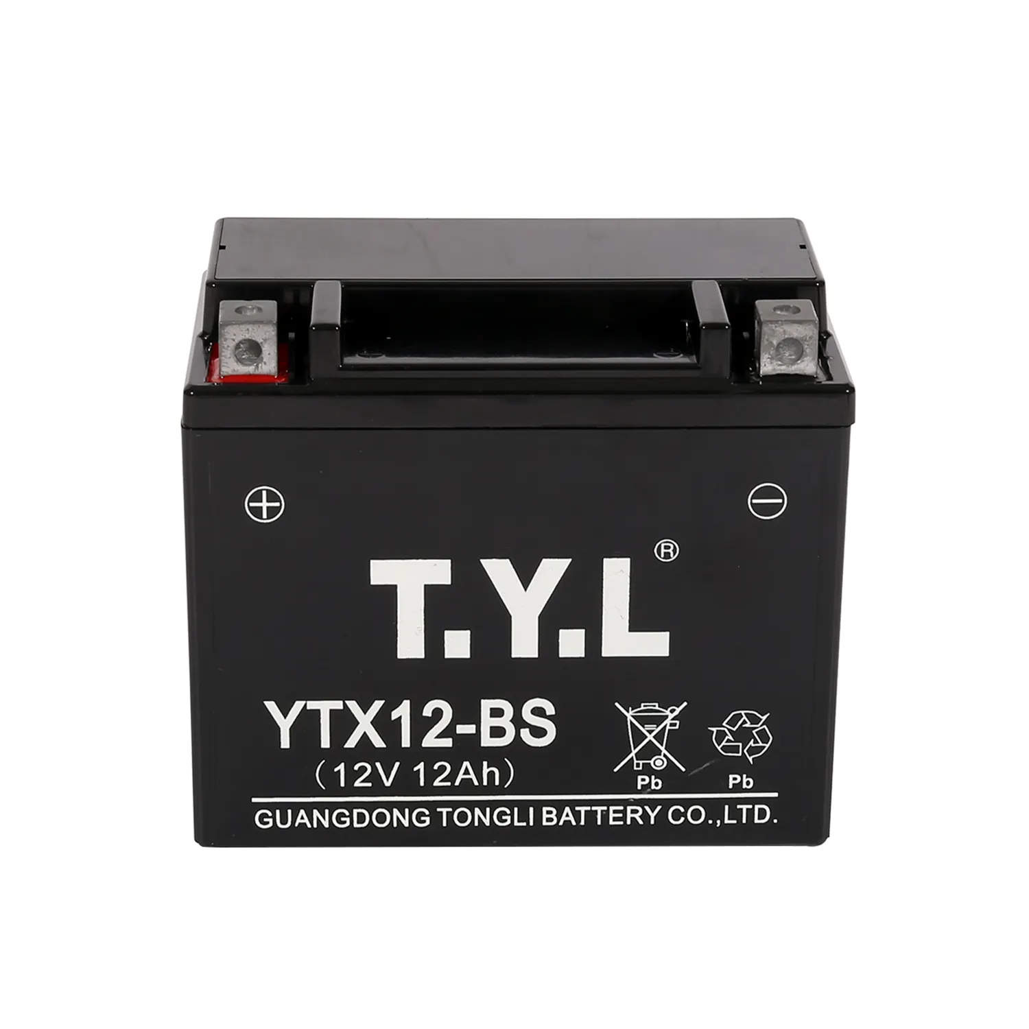 China 12v motorcycle starting battery YTX12 BS motorcycle battery 12v 12ah lead acid battery for motorcycle scooter
