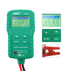 DY219 Testeur de système de batterie automobile précis et rapide Analyseur de charge de batterie automobile - Product Image 2