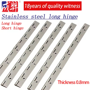 Fournisseur de charnières de quincaillerie de meubles Charnières de piano longues continues en acier inoxydable pour porte de boîte d'armoire - Product Image 4