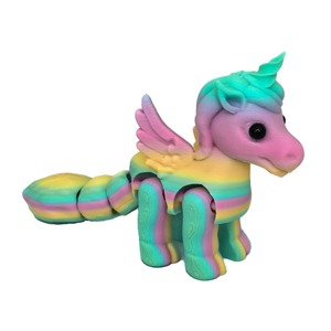 Juguete de Pony Articulado Impreso en 3D, Figura de Caballo con Articulaciones Móviles, Decoración de Escritorio, Regalo Coleccionable para Niños y Adultos - Product Image 4