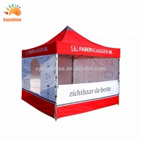 La actividad de las tiendas de exhibición de ferias comerciales al aire libre personalizadas producidas por fábricas chinas son toldos de sombrilla a prueba de lluvia asequibles
