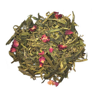 Venta al por mayor a granel OEM Sakura <span class=keywords><strong>Sencha</strong></span> té <span class=keywords><strong>verde</strong></span> flor de cerezo japonés té de hojas sueltas - Product Image 1