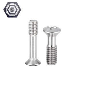 <span class=keywords><strong>SUS</strong></span> 430 thép không gỉ đánh bóng chéo lõm đầu phẳng vít ANSI/isoe countersunk khóa nửa ren inch đo lường - Product Image 2