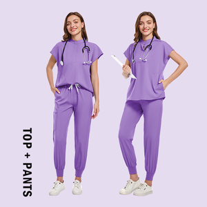 ชุดยูนิฟอร์มสครับสำหรับสตรีชุดยูนิฟอร์มชุดยูนิฟอร์มพยาบาลชุดยูนิฟอร์ม clinicos mujer estampado - Product Image 2