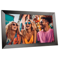 Bingkai Foto Digital Plastik 10.1 Inci Kartu SD 16GB Layar Sentuh IPS HD 1280x800 Bagikan Kenangan Secara Instan