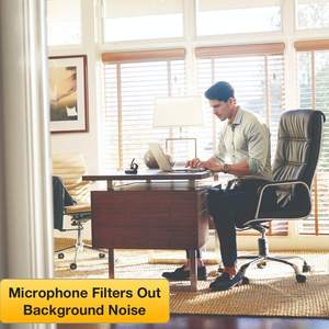 Paquete de Auriculares Bluetooth <span class=keywords><strong>Plantronics</strong></span> <span class=keywords><strong>Voyager</strong></span> 5200 UC con Número de Pieza Adicional: 206110-01 para Teléfonos Inteligentes, PC, MAC con RingCentra - Product Image 4