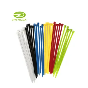 ZD Colorful Straps Organizer Management Elastic Reusable Silicone Cable Tie for Bundling and Fastening Cable Cords and Wires