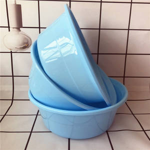 家庭用掃除機洗面器ポータブル強力で高品質のカラフルなプラスチック製のバケツ5L丸い青い浴槽 - Product Image 3