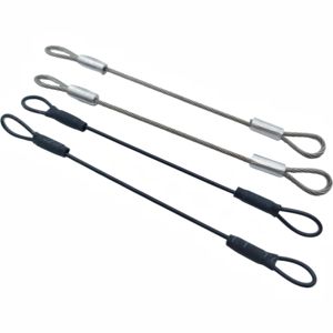Varillas de alambre de acero de alta resistencia Cable de seguridad de fibra de carbono/cordón con terminales Montaje de calidad premium - Product Image 3