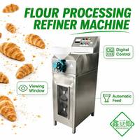 Industrielle Mehlverarbeitungs- und Raffiniermaschine aus Edelstahl, 50 kg pro Stunde, digitale Steuerung für Bäckerei-Getreidemühlen