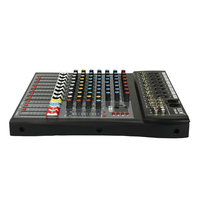 Console de mixage audio à 8 canaux avec interface audio USB professionnelle pour la musique à domicile, le karaoké, le KTV et les événements en direct