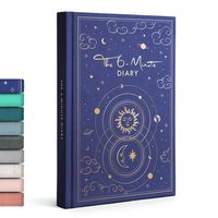 Agenda de Tapa Dura con Espiral A5, Planificador de Vida, Diario para Niñas y Niños, Cuaderno Diario, Regalo de Gratitud y Éxito, 80 Hojas