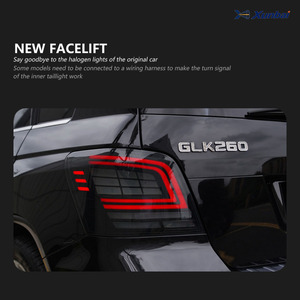 Feux arrière LED dynamiques séquentiels pour Mercedes GLK 200 260 <span class=keywords><strong>300</strong></span> <span class=keywords><strong>2007</strong></span>-2015 avec clignotants intégrés, Plug and Play, Pièces automobiles - Product Image 5