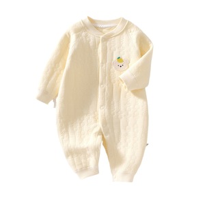 Body para bebé de algodón puro, ropa cálida de manga larga gruesa para recién nacido, primavera y otoño, talla 59, 66, 73, 80, 90 - Product Image 5
