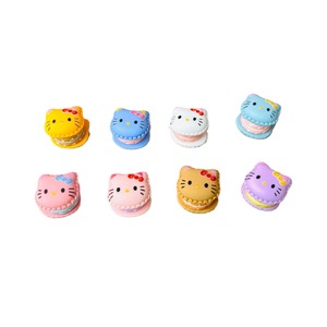 Hello Kitty Themed Pendants Zinc Alloy Mini Cartoon Charms For DIY Jewelry Unisex <b>Gift</b> Accessory - Product Image 5