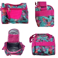 Mochila Escolar Multibolsillos Ecológica para Niñas, Juego de 3 Piezas, Mochila Infantil con Lonchera y Estuche para Lápices