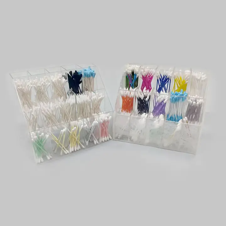 Black Plastic Cotton Buds Dog Ear Cleaner Swabs Ear Cleaning Stick Cotton Swabs Of 500Units