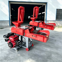 Broyeur de fourrage 3-en-1, coupe-herbe et machine à fabriquer la paille pour l'alimentation du bétail (bovins, ovins, caprins)
