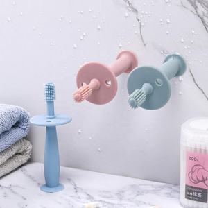Household 360 Degree <b>Baby</b> Toothbrush Children Cleaning Toothbrush Teether <b>Baby</b> Silicone Toothbrush Oral Care <b>Brush</b> - Product Image 5