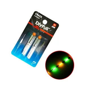 Dlyfull 3V 25mAh CR425 BR425 ליתיום פין תא ליתיום פין סוללה LED דיג לצוף סוללה עבור LED לצוף ומוארים Nock