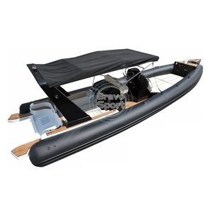 2024 Hypalon Rib Boat 860 avec console centrale <span class=keywords><strong>de</strong></span> bateau d'eau salée gonflable 9m <span class=keywords><strong>de</strong></span> profondeur v péniches <span class=keywords><strong>de</strong></span> <span class=keywords><strong>luxe</strong></span> - Product Image 6