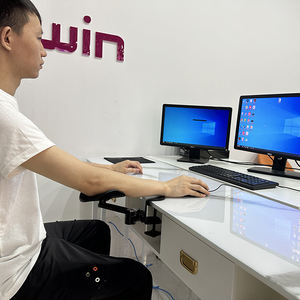 Алюминиевый Настольный зажим для крепления локтей регулируемый подлокотник компьютерный стол современный дизайн офисного использования для маникюрного принтера - Product Image 4