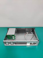 Chassis Server Industri 2U Rakmount Kedalaman Pendek 19-Inci Hot Swap Mini-ITX Paduan Aluminium dengan Kipas