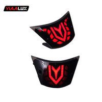 Feu Arrière de Moto LED Clignotant Lampe d'Avertissement Arrière Voyants Lumineux pour VESPA Piaggio ZIP