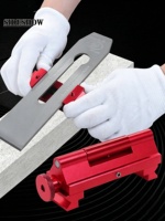 Aiguiseur de couteaux en alliage d'aluminium à angle fixe, pince d'affûtage à angle réglable, support de meule à huile, support d'affûteur, outils
