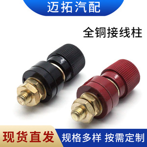 Bloque de terminales con abrazadera de cable para batería M8 M10 de plástico rojo para aplicación en camiones - Product Image 5